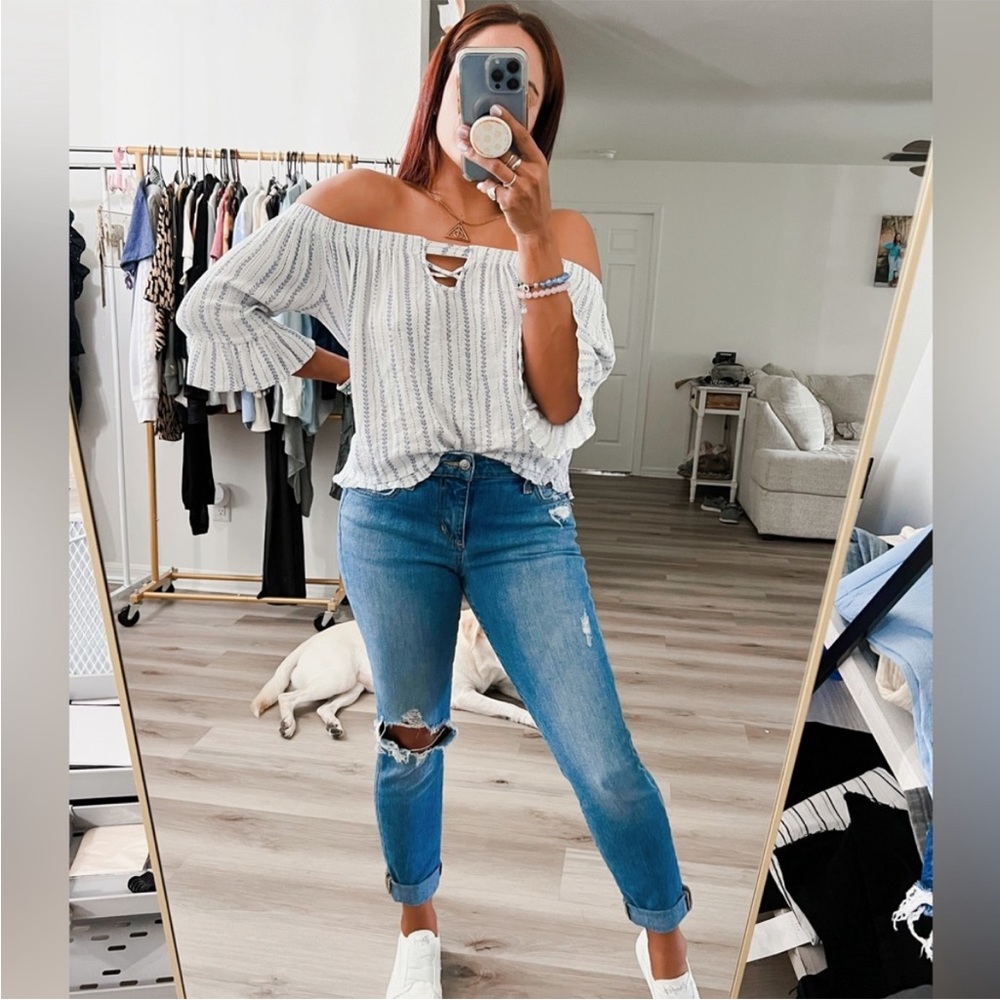🆕 Boho OTS Top